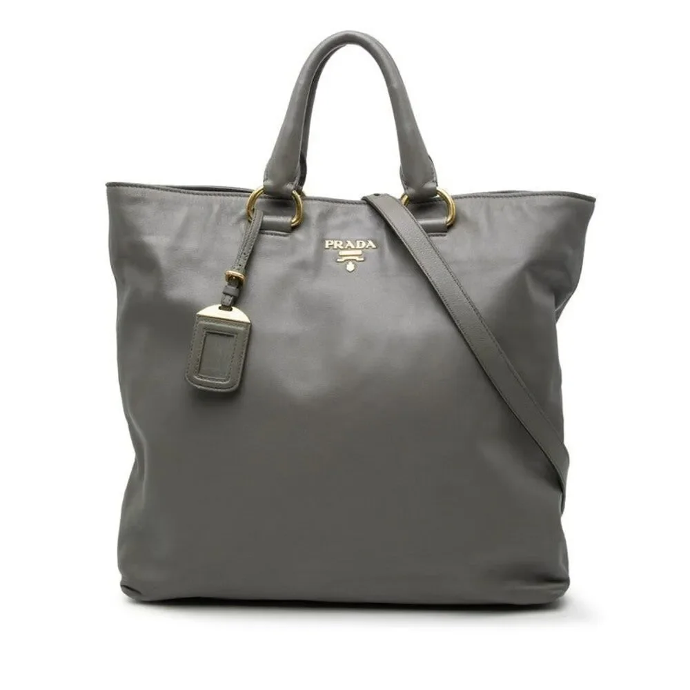 Prada Logo Tote Bag